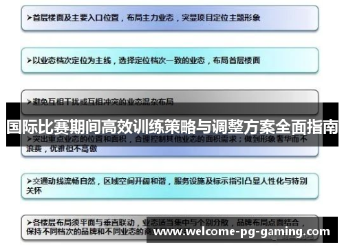 国际比赛期间高效训练策略与调整方案全面指南